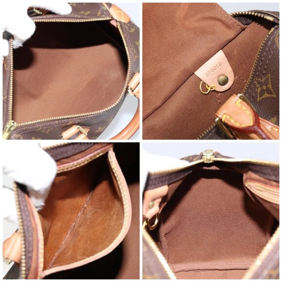 LOUIS VUITTON Monogram Speedy 25 Hand Bag M41528 LV Auth 144034 - Picture 15 of 16